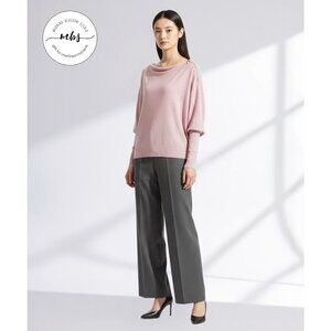 NWOT Korye‎ Boat Neck Side Zip Dolman Sweater Pink Women M